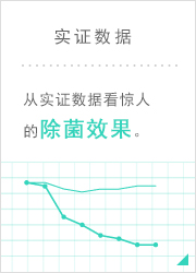 实证数据  从实证数据看惊人的除菌效果。